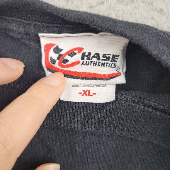 Mark Martin Shirt Men's Extra Large Black NASCAR Racing Hendrick Cars - Picture 7 of 10